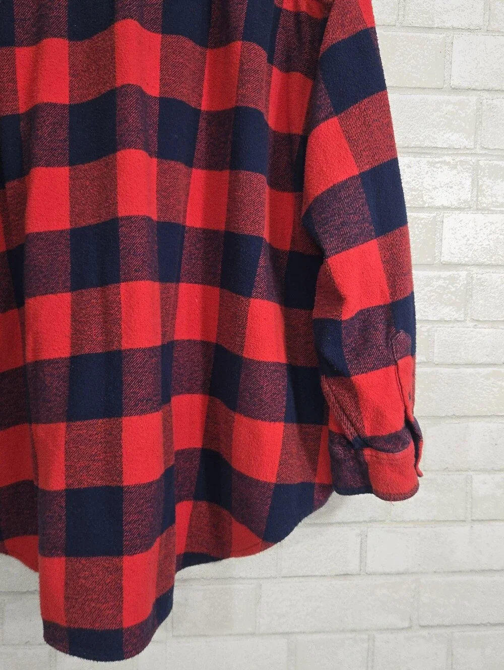 aerie have flannel print Shacket top - Picture 14 of 15